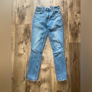 Abercrombie Curve Love The Skinny High Rise size 24 long, medium wash